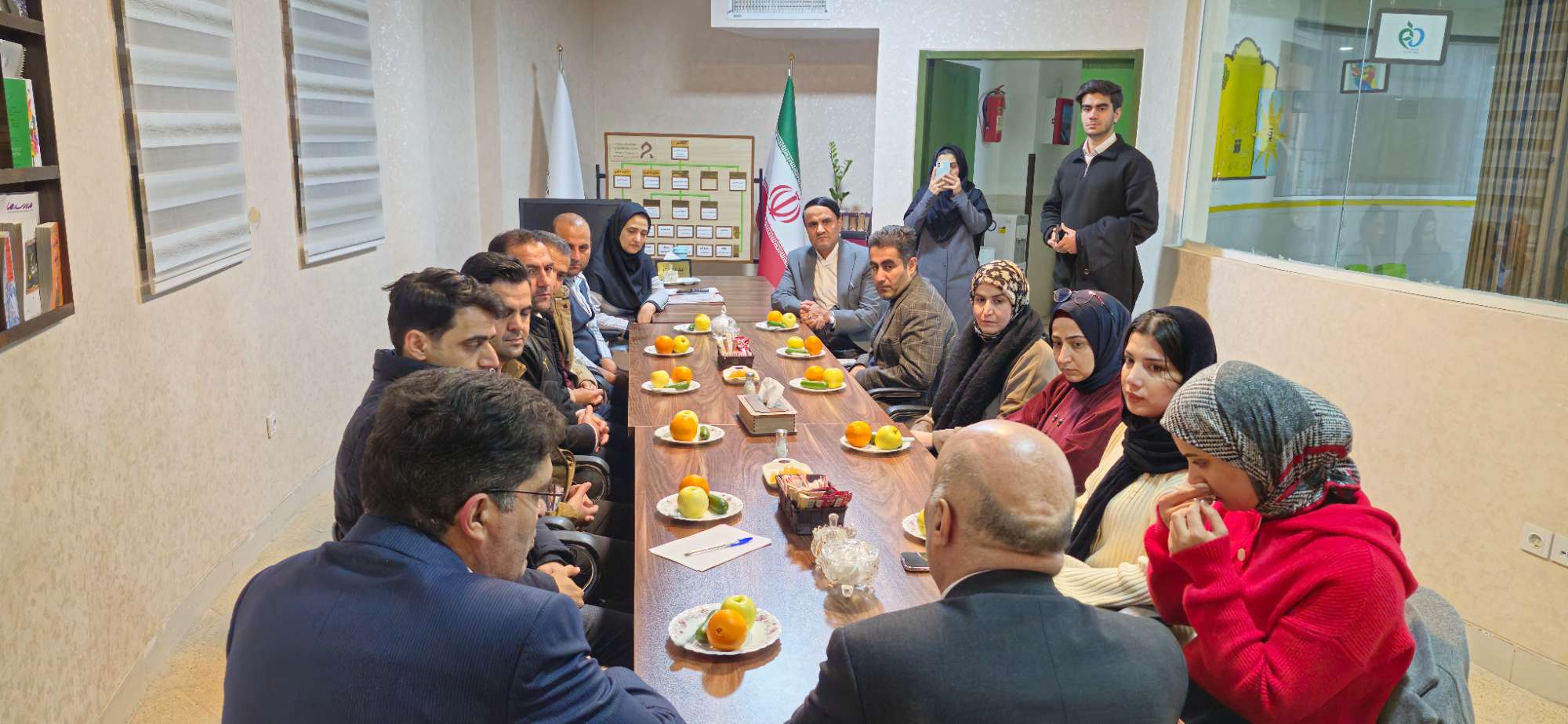 بازدید از کودکستان توسط کارشناسانی از کردستان عراق