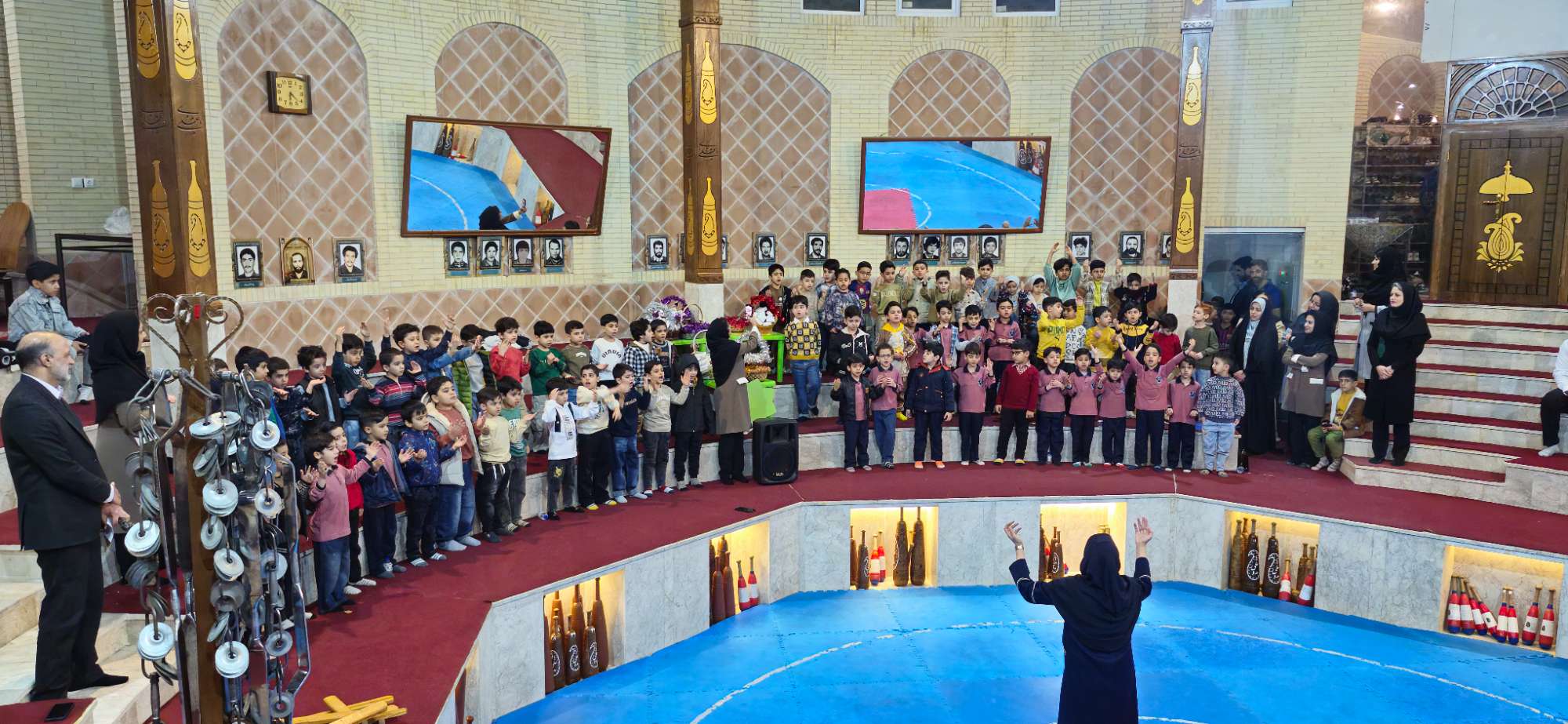 جشن پدر و پسری در زورخانه قدس