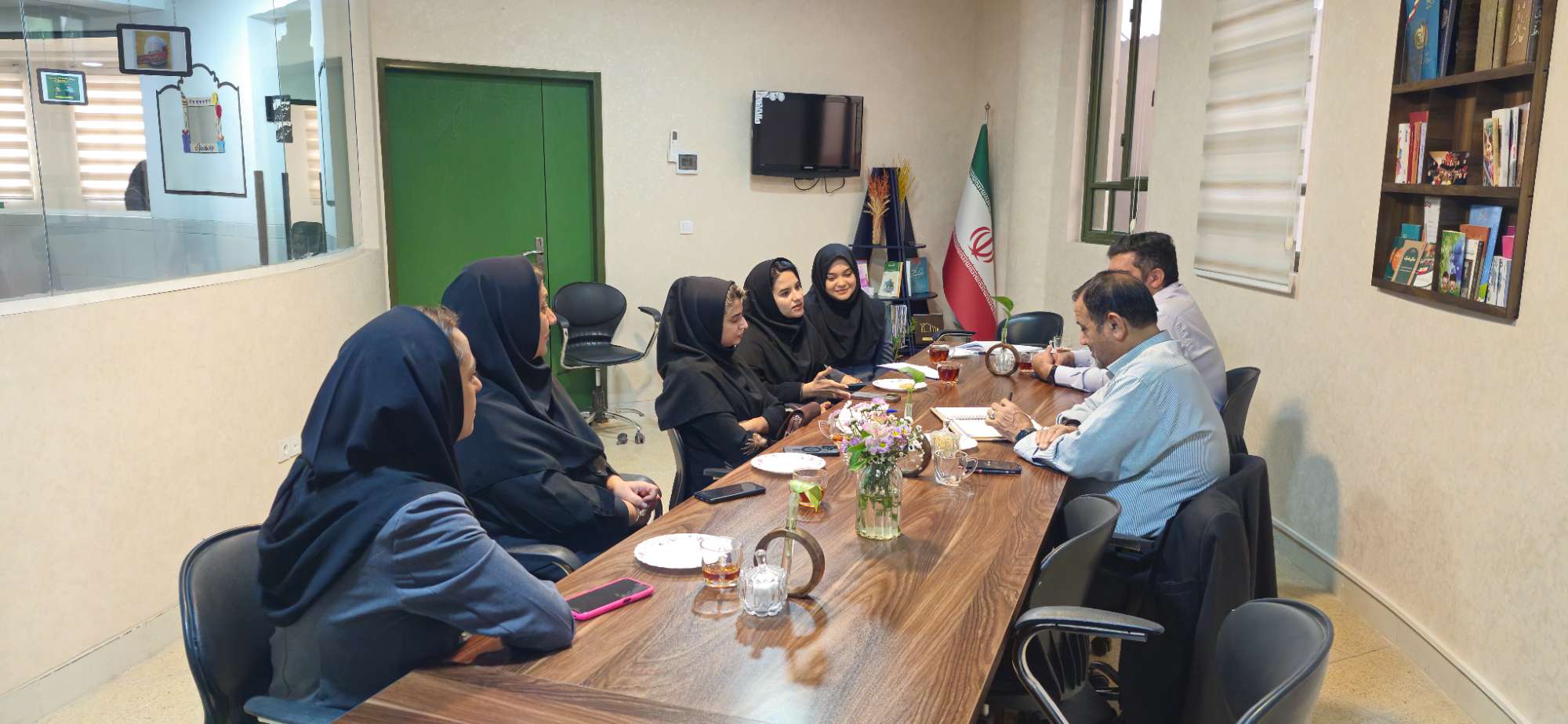 حضور جناب آقای مهندس سفید و برگزاری جلسه ی اختصاصی با مربیان